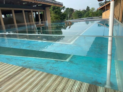 Son şirket çözümleri hakkında JAFFA'nın Jiangxi Nankang Mobilya Şehri Homestay'deki Muhteşem Üstü Sonsuzluk Havuzu Projesi