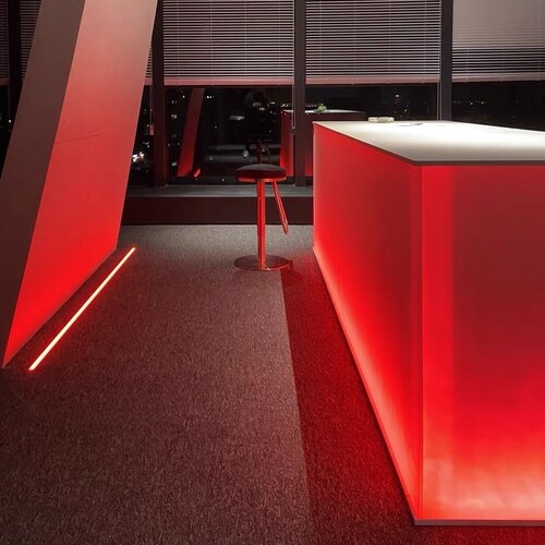 JAFFA's Project of the Illuminated Bar in the Executive Corridor of High - end Hotels