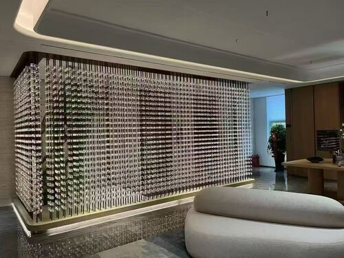 JAFFA Acrylic Matrix Light - Shadow Wine Cabinet — Artistic Wine Storage Solution