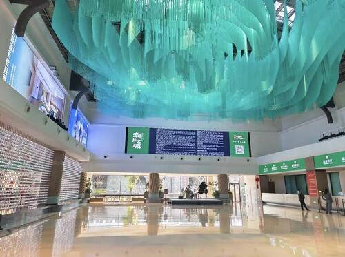 JAFFA Futuristic Acrylic Art Ceiling & Wall System – Immersive Visual Solution for High-End Public Spaces