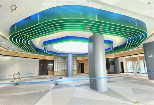 Latest company news about JAFFA Completes Resin Glass Decoration Project at Ningbo Exit-Entry Administration Center in March 2022