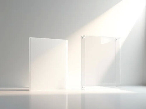 último blog de la empresa sobre Mate vs. Láminas Acrílicas Transparentes Clave para el Diseño de Iluminación