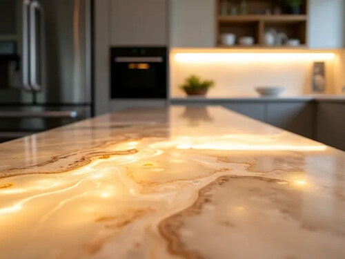 latest company blog about Translucent Stone Countertops Elevate Luxury Design Trends