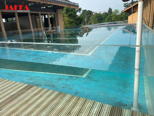 Plexiglas explosiebestendige transparante acryl infinity pool