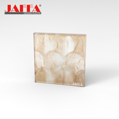 Buen precio Proceso de laminación de resina de múltiples capas Paneles de arte de resina para material de mesa y bricolaje en línea