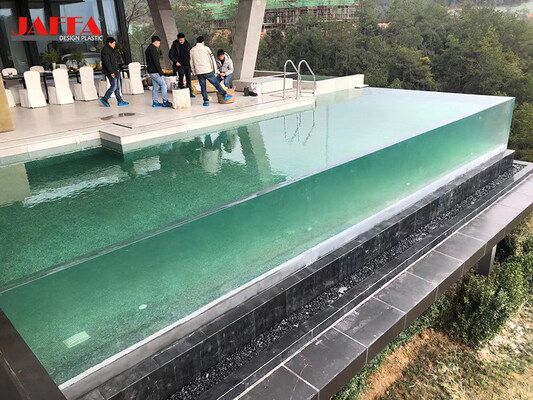 Guter Preis Durchsichtige Explosionssicherheit Infinity Pool Custom Acrylic Pool online