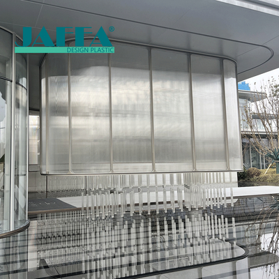 ราคาดี 8 มิลลิเมตร Custom Acrylic Outdoor PMAA ผ้าม่านกําแพง JAFFA การออกแบบพลาสติก ออนไลน์