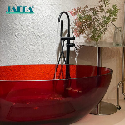 Buen precio Instalaciones de baño de vidrio de resina de bañera acrílica personalizada en línea