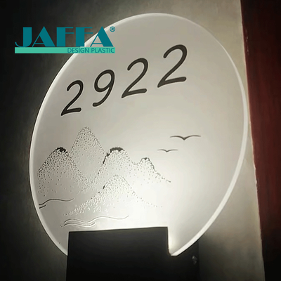 Good price JAFFA Custom Acrylic Mini Illuminated Sign, Round LED Room Number/Washroom/Reception Sign, Mini LED Indicator for Hotel & Mall online