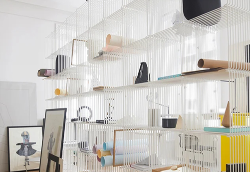 Καλή τιμή JAFFA Προσαρμοσμένη ακρυλική καλλυντική οθόνη για τα μετρητά ομορφιάς on-line