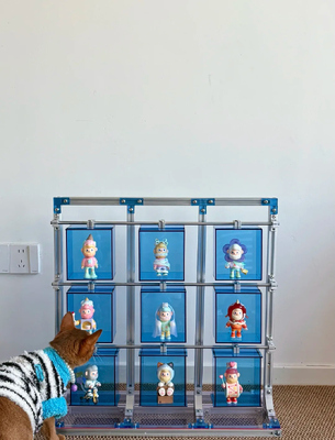 Хорошая цена JAFFA Custom Acrylic Rotating Blind Box Display Case 360° Витрина для коллекционеров онлайн