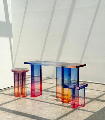 Buen precio Muebles para interiores modernos con consola de acrílico. en línea