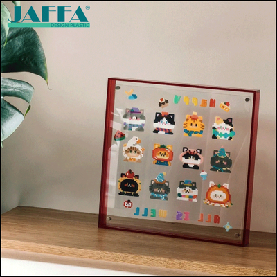 ราคาดี JAFFA กรอบภาพแม่เหล็กอะคริลิคแบบกําหนดเอง, Pixel Art/Photo Display Frame, กรอบตกแต่งโต๊ะทํางานสีสัน ออนไลน์