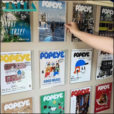 Dobra cena JAFFA Custom Acrylic Book Storage Wall, Magazynowo-komiksówkowy stojak do wyświetlania, przejrzysty organizator książek ściennych online