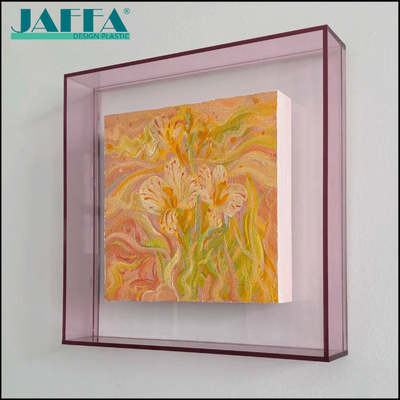 Buen precio Cuadro de arte flotante de acrílico teñido a medida de JAFFA Modern Display 3D minimalista en línea