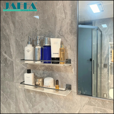 Giá tốt JAFFA Kệ Phòng Tắm Acrylic Tùy Chỉnh, Giá Đỡ Treo Tường Có Lan Can, Kệ Phân Tầng Đựng Đồ Chăm Sóc Da & Đồ Vệ Sinh Cá Nhân Trong Phòng Tắm trực tuyến