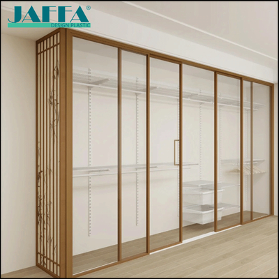 Καλή τιμή JAFFA Custom Ακρυλική Κινέζικης Στυλ ημιδιαφανής ντουλάπα, Νέα Κινέζικη Μπαμπού Grille ντουλάπα, πολυτελή πλήρους ύψους ντουλάπα αποθήκευσης για το υπνοδωμάτιο on-line