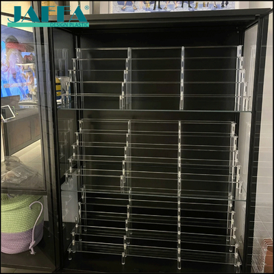 Good price JAFFA Custom Acrylic Multi-Tier Display Shelf, Step-Type Clear Organizer, Acrylic Showcase for Figures & Collectibles online