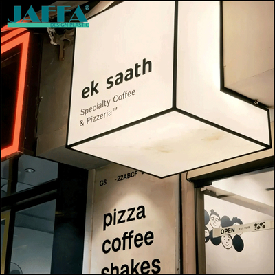 Good price JAFFA Custom Acrylic Illuminated Store Logo Light Box, Multi-Sided 3D Signage, Acrylic LED Sign for Cafe & Restaurant online