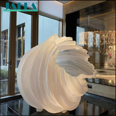 İyi fiyat JAFFA Özel Akrilik Sanat Sergisi Dekorasyonu, Şeffaf Akışkan Heykel, Galeri ve Otel Lobisi İçin Büyük Ölçekli Ortam Enstalasyonu çevrimiçi