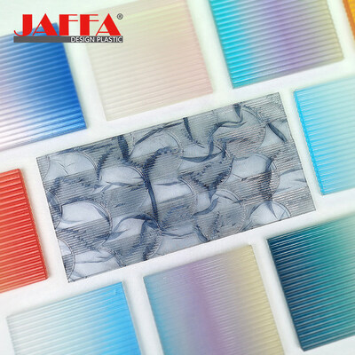 Buen precio Vidrio laminado de resina decorativo transparente y fácil de hacer en línea