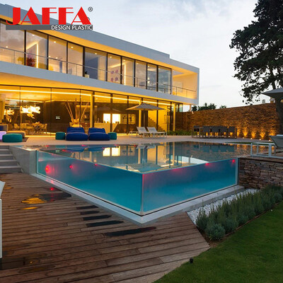 Harga yang pantas Custom Explosion Proof Acrylic Infinity Pools Kolam renang acrylic infinity on line