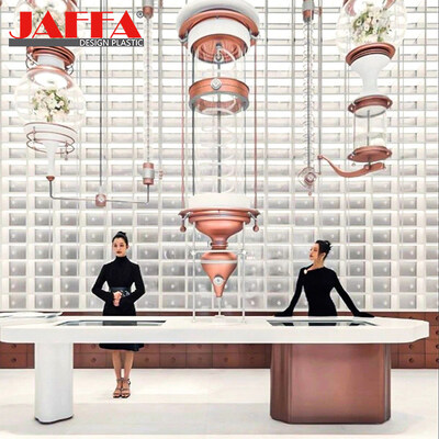 Bom preço Placas acrílicas personalizadas e paredes de fundo congeladas em linha