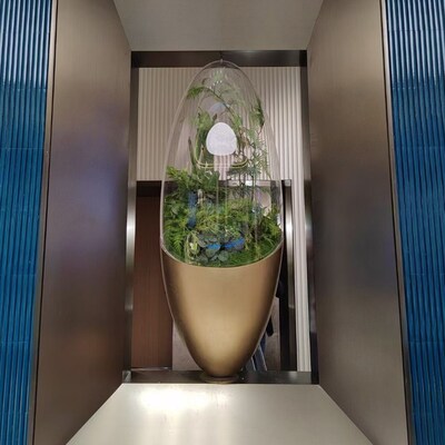 Good price Personalized acrylic installation artCustom - made transparent floral art installation online