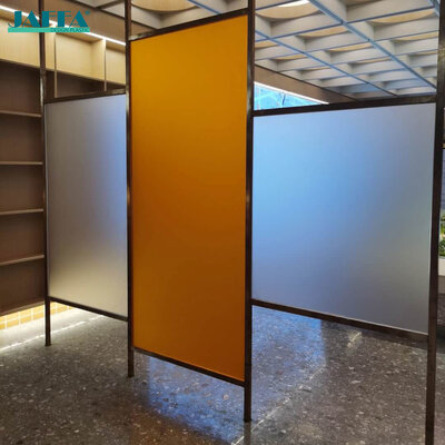 Harga yang pantas JAFFA Layar Akrilik Warna Gradien Kustom, Partisi Semi-Transparan Buram, Layar Lipat Dekorasi Seni untuk Kantor & Rumah on line