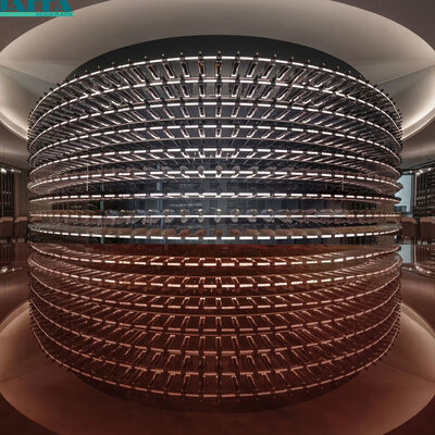 Harga yang pantas Custom-made Acrylic suhu-dikendalikan Wine Cellar on line