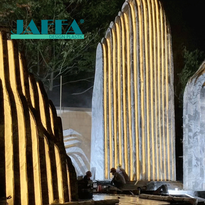 Buen precio Piedra de transmisión de luz exterior acrílica a medida ¥ Plástico de diseño JAFFA en línea