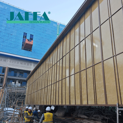 Harga yang pantas Custom Acrylic Light-Transmitting Stone Curtain Wall   JAFFA Desain Plastik on line