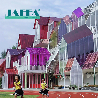 Guter Preis Maßgeschneiderte Acryl-Lehrgebäude Vorhangwand   JAFFA Design Plastik online