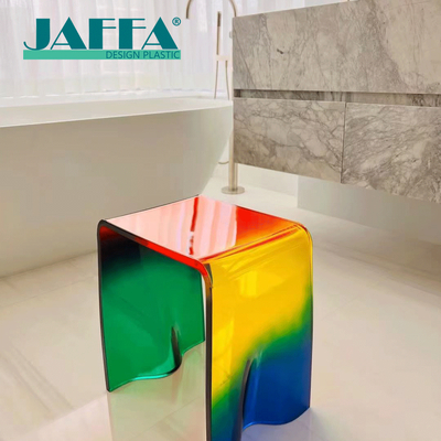 Bom preço Banquinho de mudança de calçado acrílico personalizado em linha