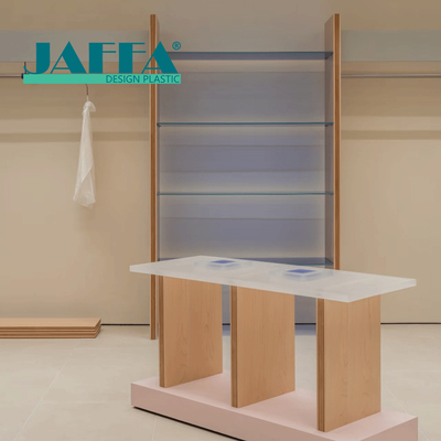Bon prix Système d'affichage acrylique JAFFA Premium Solutions de vitrine artistique pour espaces commerciaux en ligne