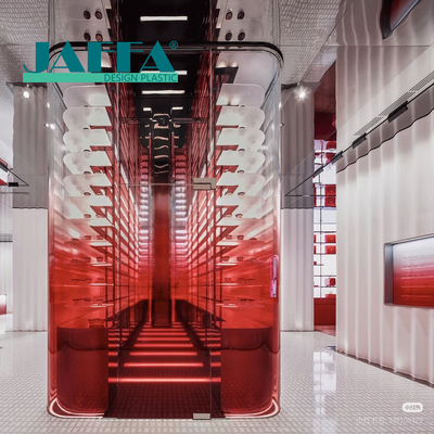 Bon prix Solution de rénovation de magasin JAFFA en acrylique : transformation artistique pour des espaces commerciaux immersifs en ligne