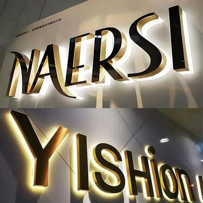 Good price Acrylic Iridescent Illuminated Letters Avant Grade Visual Expression For Trendy Spaces online