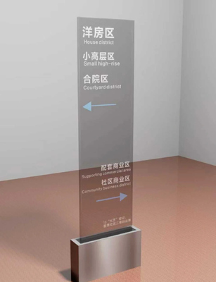 Bon prix Signalisation d'orientation minimaliste en acrylique pour sols – Expression de l'ordre dans les espaces modernes en ligne