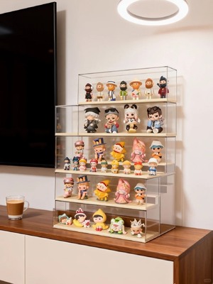 Bom preço Caixa de Exibição JAFFA Personalizada de Acrílico Empilhável para Blind Box – Armazenamento Modular para Coleções em Crescimento em linha