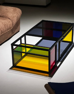 Guter Preis JAFFA Custom Mondrian-inspirierte Acryl-Kaffeetafel online