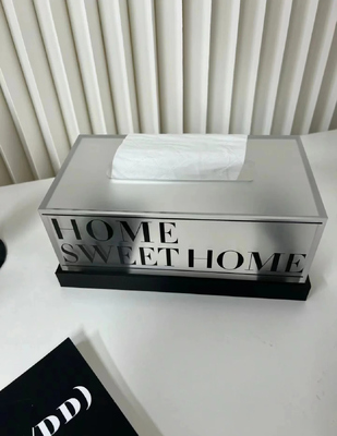 Guter Preis JAFFA Individuelle Milchglas-Acryl-Taschentuchbox, minimalistische Wohnkultur-Akzent online