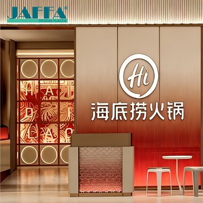 Хорошая цена JAFFA Custom Acrylic Illuminated Store Sign, 3D Mini/Backlit Letters, Acrylic LED Signage для сетей ресторанов онлайн