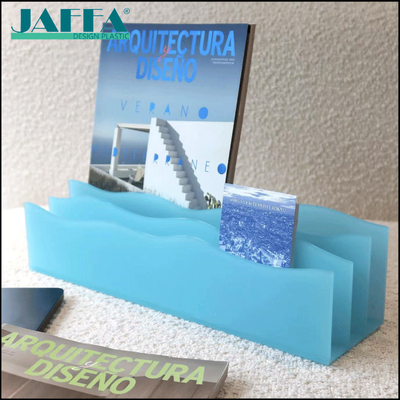Giá tốt JAFFA Tùy chỉnh Acrylic để bàn Tổ chức, Nhiều ngăn đựng tài liệu/máy tính bảng, Giá đỡ lưu trữ trên bàn làm việc mờ cho văn phòng trực tuyến