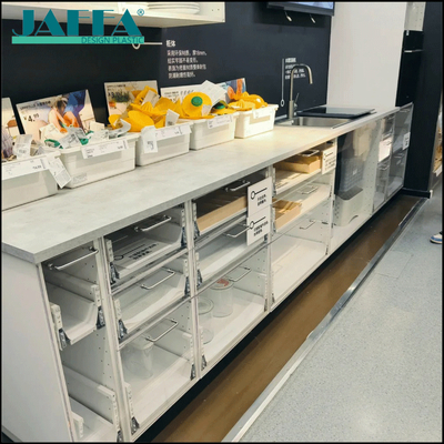 Goede prijs JAFFA Custom Acrylic Transparent Cabinet, Modulaire Multi-Tier Drawer Storage Unit, Open Schap voor Keuken/Badkamer online