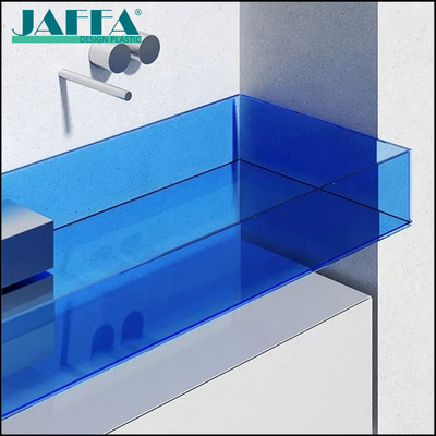 ราคาดี JAFFA Custom Acrylic Long Sink Basin, สีโปร่งใส Integrated Wash Basin, หรูหราติดผนัง Acrylic Sink สําหรับห้องน้ําและครัว ออนไลน์