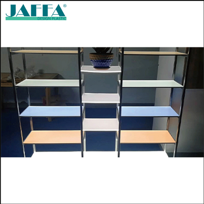 Bon prix Vitrine d'exposition personnalisée JAFFA en acrylique, étagère colorée multicouche, présentoir transparent anti-poussière pour la maison et le bureau en ligne