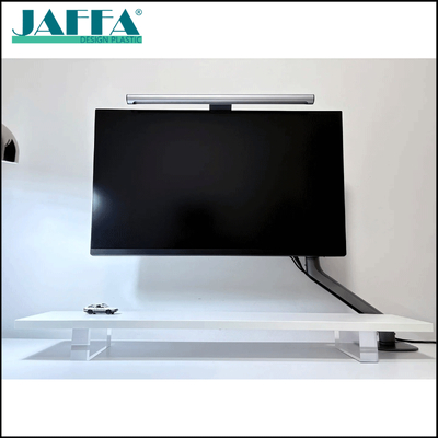 Good price JAFFA Custom Acrylic Screen Display Pedestal, Minimalist Monitor Riser, Clear Acrylic Platform for Desktop & Monitor online